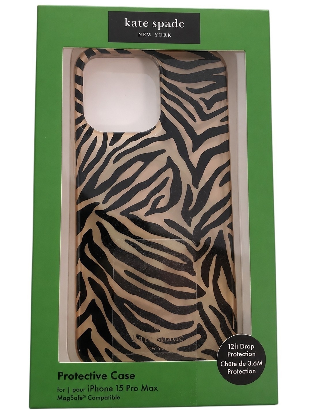 kate spade Zebra Stripe | iPhone 15 Pro Max Case